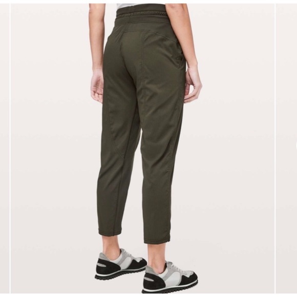 Lululemon Dance Studio Crop 25” Dark Olive Jogger Pants - Picture 8 of 11